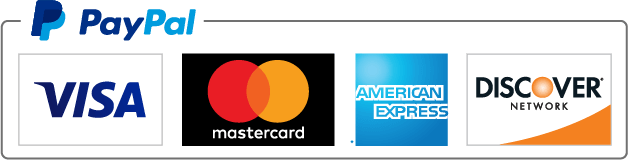 Accepted Payment Methods: PayPal, Visa, Mastercard, American Express, Discover